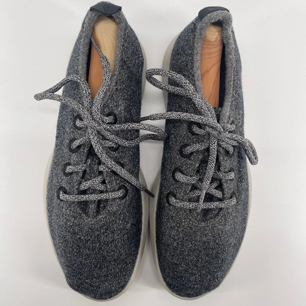 Allbirds Wool Runner‎ Charcoal Black Men's Walking Shoes Lightweight Knit Size 9